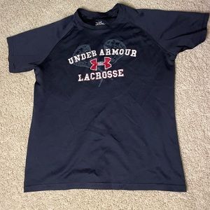 Youth Large Under Armour boys lacrosse shirt